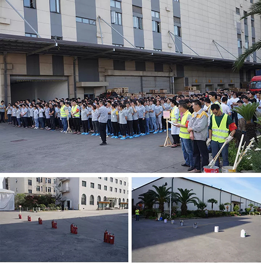 918博天堂成功举行2019年上半年消防演习